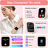 Smart Watch for Women, 1.85" Smartwatch with Call Function, Fitness Activity Tracker, Heart Rate Monitor, Pink