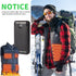 GEEPFINE 5V 2A/3A Pack Vest,20000mah Pack Power Bank Battery for Heated Battery for Heated Jacket Power Bank