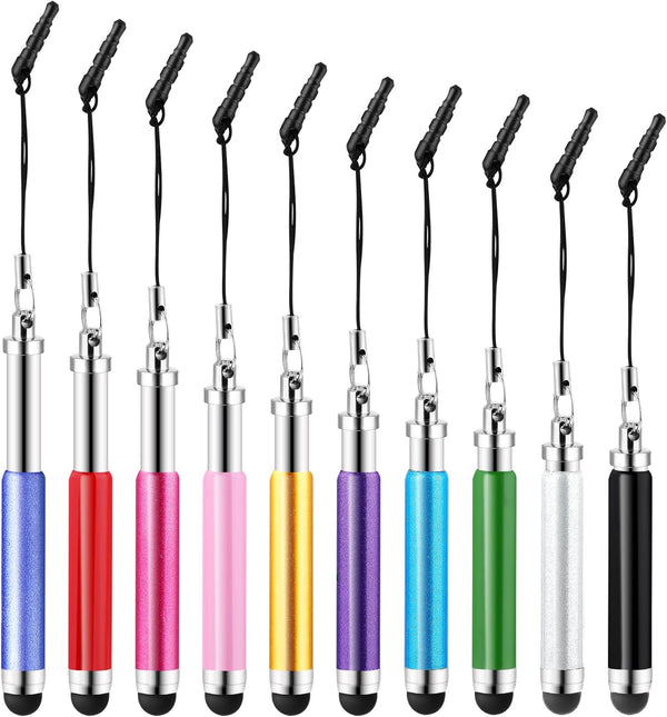 10 PCS Mini Stylus Pen, High Precision Short Stylus Pen Sets for All Smartphones, Mobile Phones, Tablets, Universal