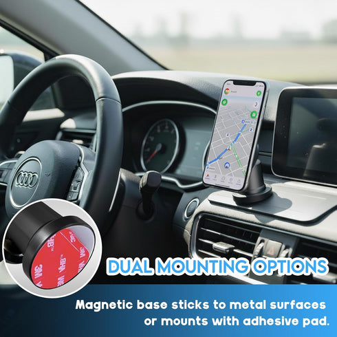 EDSRDUX Magnetic Phone Holder for Car Dashboard Strong Magnet Phone Mount for Car Universal Cell Phone Holder