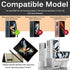 Miimall Samsung Galaxy Z Fold 4 5G Case with Built-in Tempered Glass Protector, Magnetic Hinge, Kickstand, Silver