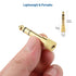 Cable Matters 5-Pack 1/4 to 1/8 Headphone Adapter, Gold Plated Stereo Headphone Adapter