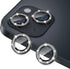 Compatible with iPhone 13 Mini & iPhone 13 Camera Lens Protector - Bling Glitter 9H Tempered Glass, 2Pcs
