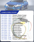JUNMUL UX-NI006 12v 6v Backup Camera Retention Wire Harness Compatible with Nissan Frontier Altima Murano Rogue Titan
