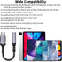 USB C to 3.5mm Audio Headphones Adapter for Samsung Galaxy S24 S23 Ultra S22 Plus S21 S20, Type C to Aux Dongle for