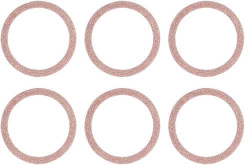 PATIKIL Universal Sparkle Magnetic Adapter Ring, 6 Pcs Ultra-Thin Sticker Ring Adhesive Nickel-Iron