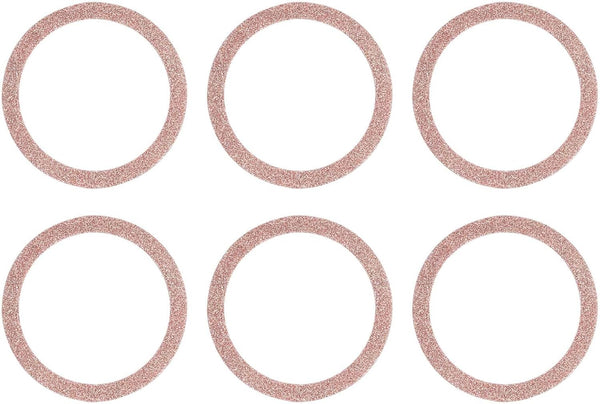 PATIKIL Universal Sparkle Magnetic Adapter Ring, 6 Pcs Ultra-Thin Sticker Ring Adhesive Nickel-Iron