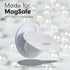 Sonix MagLink Snap Grip | Magnetic Phone Grip Holder and Collapsible Kickstand | Compatible with MagSafe | White Pearl