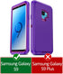 LeYi Purple Case for Samsung S9, 3 in 1 Full Body Shockproof Rubber Dustproof Rugged Protection Phone Cover