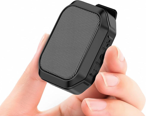 Xinborry Wearable Bluetooth Speaker,IPX7 Waterproof Outdoor Speakers,Clip-On Wireless Small Portable Speaker with Bluetooth