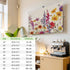 Trosturdspn 85 Inch Spring Floral Indoor TV Cover LCD TV Screen Protector Stretchable Television Dust Cover Watercolor
