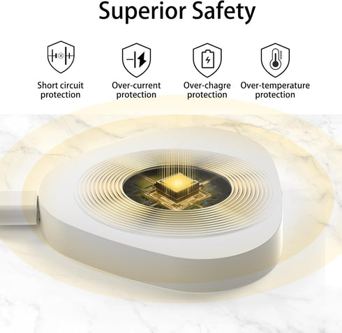 Wireless Charger Compatible with Sonos Roam Gen 2nd/1st, Magnetic Charging Base, Power up Charging Dock for Portable Bluetooth Speaker for Sonos Roam SL(White)
