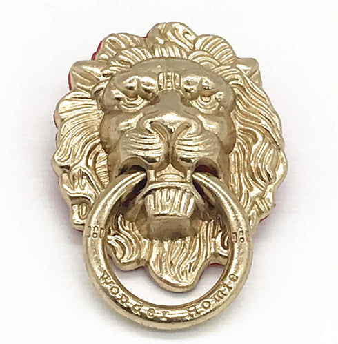 Lion Pattern Cell Phone Ring Stand Holder, Colorful Cute Painted Universal Metal Buckle Finger Ring Kickstand