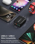 OKRAY 2-Pack USB C Charger Block, 40W 4-Port Type C Wall Charger Plug, QC+PD3.0 Fast Charging for iPhone 15, Galaxy