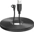 PASOW Mini USB Charging Cable 11.5FT, USB 2.0 A-Male to Mini-B Car Charger Adapter for Dash Cam, Left Angle