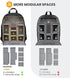 TARION Small Camera Backpack Bag, Professional DSLR Bag with Waterproof Rain Cover, Black TB-S