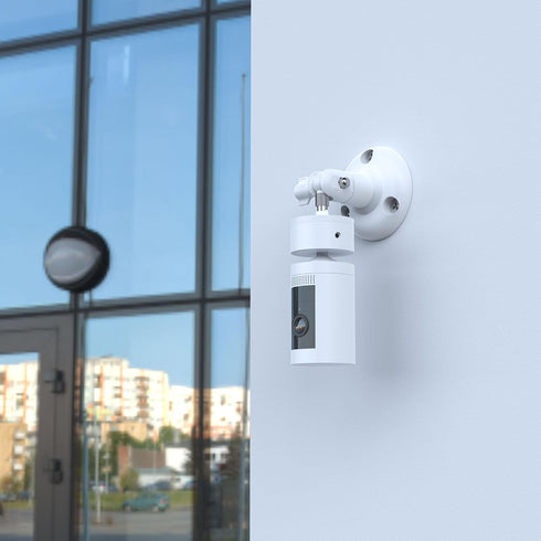 Adjustable Wall Mount - Compatible with Pan Tilt Camera, 1 Pack, White