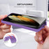 ZUSLAB Nano Silicone Case for Samsung Galaxy S21 Ultra 5G, Liquid Silicone Rubber Shockproof Full Protection (Purple)