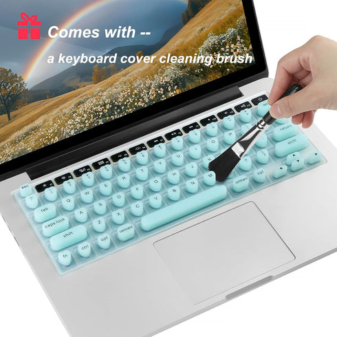 TS-MAYKA 3D 13"/14"/15"/16" 2020-2024 Keyboard Cover for Long Nails, Keyboard Film for Nail Art Silicone Raised