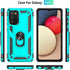 Samsung A02s Case with HD Screen Protector, Military-Grade Kickstand Holder, Shockproof Cover for Galaxy A02s, Green