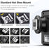 ULANZI F12 GN12/CCT 5600K ZV-1F Mini Flash, Camera Speedlite Flash for Canon Fuji Sony Nikon Panasonic Olympus Pentax