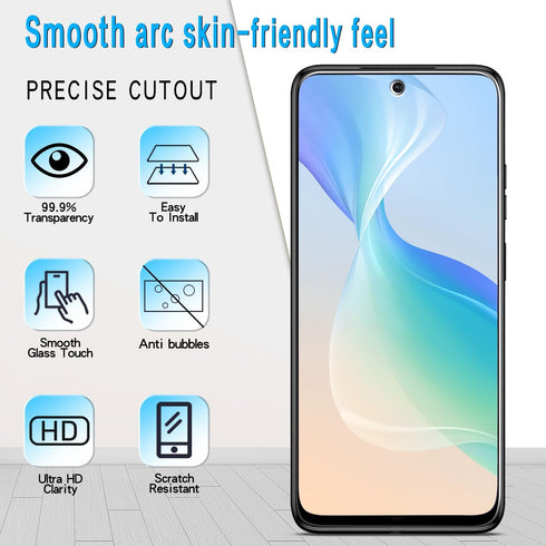 Slanku (3 Pack) Tempered Glass Screen Protector for Moto G Stylus 5G 2024, Touch Sensitivity, Scratch Resistant