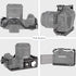 LEFTFOTO Camera Cage for Canon R8 - Protection Frame Rig with Arca Base, Cold Shoe, Strap Slot, for Vlog Shooting