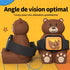 SIKAI CASE 9-1(45mm,44mm,42mm,41mm,40mm, 38mm) Cute Bear iWatch Charger Stand Compatible with iWatch Series for iWatch