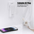 Portable Power Bank 10000mAh, Ultra Slim Charger with Built-in AC Plug, Compatible with All Kinds of Cellphones