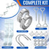 Blulu 12 12 Z-Type Chimney Antenna Mounts Kits with ft Adjustable Heavy Duty Galvanized Steel Straps & Hardware