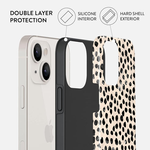 BURGA iPhone 13 Phone Case - Cute Trendy Aesthetic Hard Shell Protection Cover for Men and Women