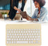 Hilitand Bluetooth Keyboard, Universal Compact Ergonomic Mobile Phone/Tablet/Laptop/PC Typewriter for