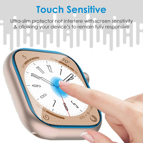 UniqueMe 6 Pack Apple Watch Screen Protector 40mm, Anti-Scratch Flexible Film for iWatch 40mm