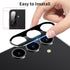 Dengduoduo 3 Pack A16, 9H Camera Lens Protector for Samsung Galaxy Tempered Glass Camera Protector Lens Cover, Ultra