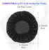Headphone Ear Pads Covers, PChero 2 Pairs Washable Strechable Headset Earpads Protectors Sweat Cover for Gym Training Aviation Gaming On Ear Headphones, Fit 1.57" - 3.14" Ear Pads