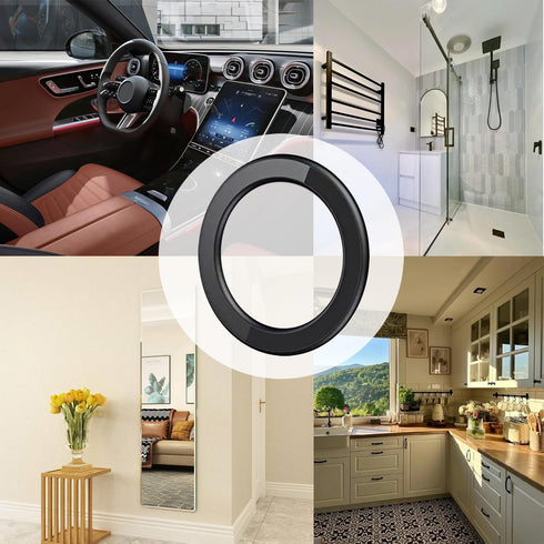 TENOC Magnetic Wall Mount, Magnet Ring Phone Holder, Hands-Free Mirror Shower Car Magnet Stand for All Cellphones