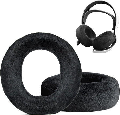 Earpad for PlayStation Pulse Elite Wireless Headset, Replacement Pads (Black Velvet)