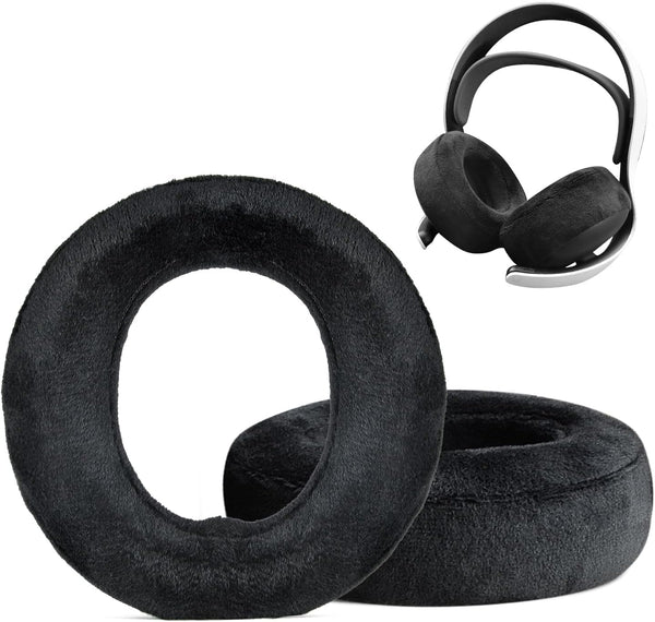 Earpad for PlayStation Pulse Elite Wireless Headset, Replacement Pads (Black Velvet)