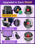 VANMASS Military-Grade Car Phone Holder, 2024 Best Suction & Clip, Dashboard Mount for iPhone 15 Pro Max