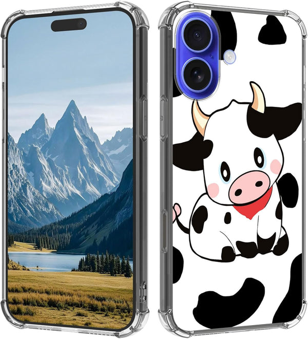 Mxfdegf for iPhone 16 case,Slim Transparent Flexible TPU Durable Shockproof Anti-Scratch Anti-Fall Phone