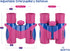 Kids Binoculars for Girls or Boys in Vibrant Pink Blue - Includes Sticker Book with 40 Bird Species