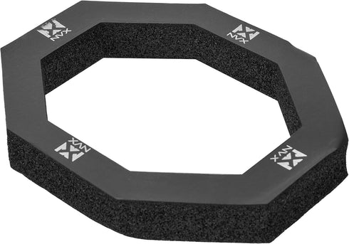 NVX FRING68 2 Piece Universal 6x8” Self Adhesive Foam Speaker Ring Kit with Foam Base Pad