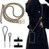 BFSD·DM Phone Crossbody Strap, 2× Pads, 1× Leather Phone Strap, 1× Phone Wrist Strap, 1× Adjustable Finger Strap,