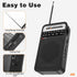 Portable AM FM Radio, Goodes Transistor Radio with Loud Speaker, 2AA Battery Operated for Indoor and Outdoor Use