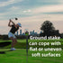 YKI 52" Golf Monopod Selfie Stick with Ground Spike Stake, Golf Swing Analyzer Phone Holder for Training Aid