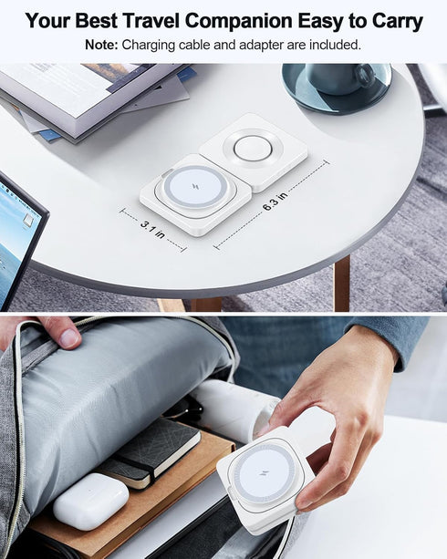 ADADPU 2026 3 1 17 16 15 14 13 12 Magnetic Wireless Charging Station - in Foldable Charger Stand for Multiple Apple