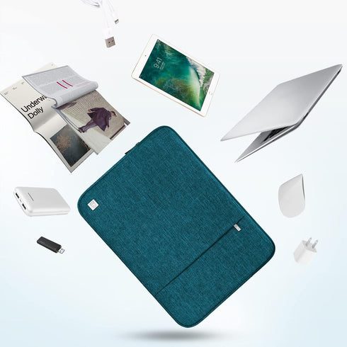 DOMISO 15.6 Inch Laptop Sleeve Case, Waterproof Carrying Bag for Yoga 730, IdeaPad 530S, ThinkPad, Teal