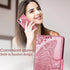 Women Flip Folio Cover for iPhone 11 Wallet Case, Butterfly Embossed PU Leather with Credit Card Holder Slots, Magnetic