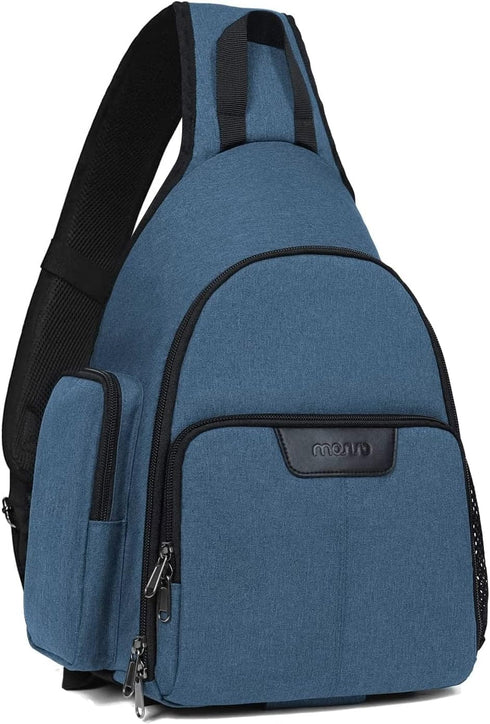 MOSISO Camera Bag Sling Backpack - Full Open Case with Tripod Holder, Rain Cover for DSLR/SLR/Mirrorless Cameras - Teal