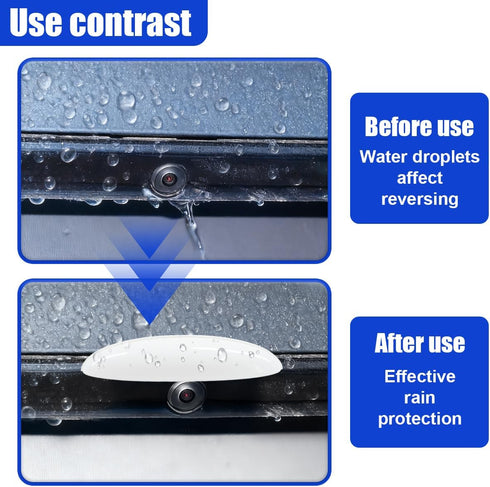 Deaelf Car Rear View Camera Cover, Universal Rainproof Automotive Backup Camera Protective Guard, Car Reversing Cameras